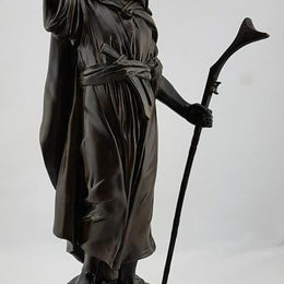 Victorian Bronze Figure Of An Arabic Fighter