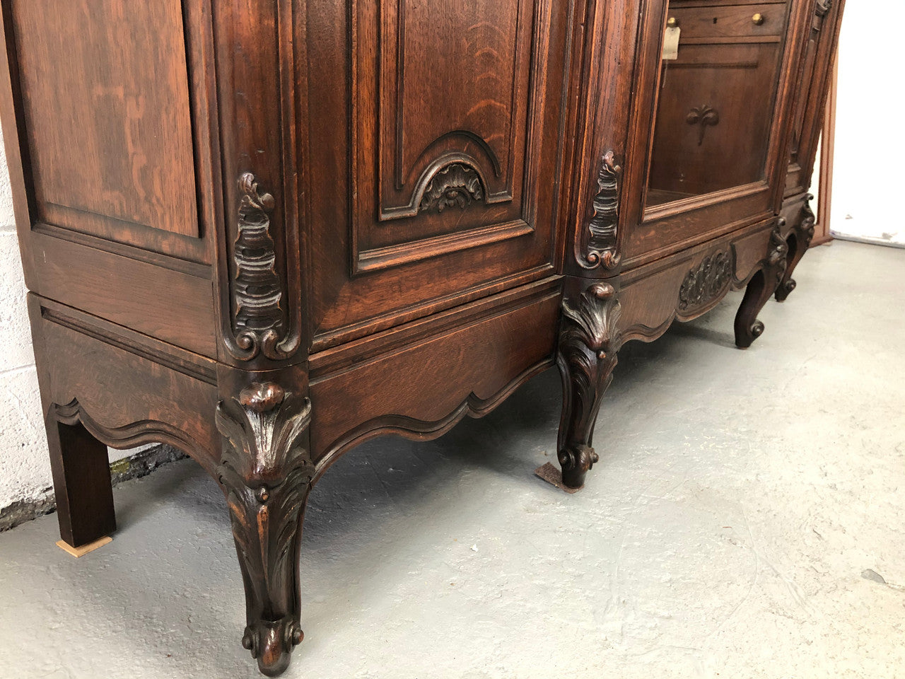 French 19th Century Louis XV Style Three Door Bookcase | Antique & Vintage | Moonee Ponds Antiques | Australia Wide Delivery
