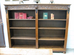 Large French Henry II Style Oak Bookcase | Antique & Vintage | Moonee Ponds Antiques | Australia Wide Delivery