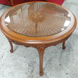 French Louis XV Style Oak Coffee Table