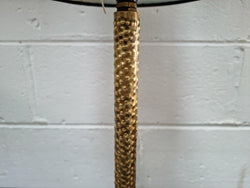 Fabulous Arts & Crafts Beaten Brass & Wood Table Lamp | Antique & Vintage | Moonee Ponds Antiques | Australia Wide Delivery
