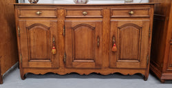 French Oak Early 19th Century Three Door Buffet | Antique & Vintage | Moonee Ponds Antiques | Australia Wide Delivery
