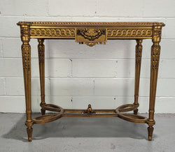 French Louis XVI Style Gilt Center Table with Marble Top | Antique & Vintage | Moonee Ponds Antiques | Australia Wide Delivery