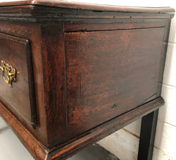 Early 19th Century English Oak 3 Drawer Dresser Base | Antique & Vintage | Moonee Ponds Antiques | Australia Wide Delivery