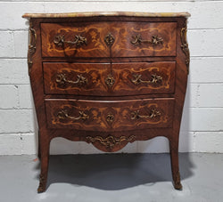 Stunning French Inlaid Three Drawer Commode | Antique & Vintage | Moonee Ponds Antiques | Australia Wide Delivery