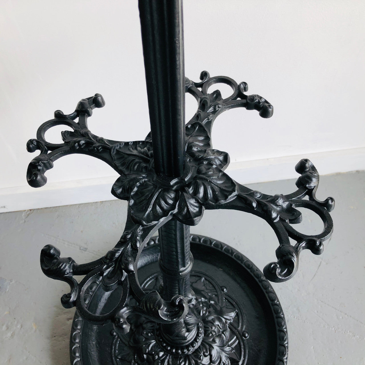 Antique French Cast Iron Coat Stand Painted Black | Antique & Vintage | Moonee Ponds Antiques | Australia Wide Delivery