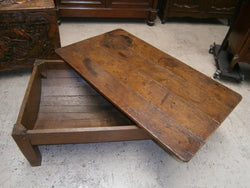 French Converted Dough Bin Coffee Table | Antique & Vintage | Moonee Ponds Antiques | Australia Wide Delivery