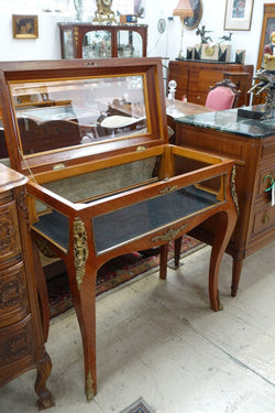 Louis XV Style Curio Display Cabinet | Antique & Vintage | Moonee Ponds Antiques | Australia Wide Delivery