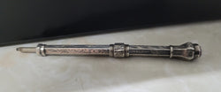Interesting Sterling Silver & Amethyst Propelling & Extending Pencil | Antique & Vintage | Moonee Ponds Antiques | Australia Wide Delivery