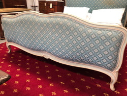 Painted Louis XV Style Upholstered Queen Size Bed | Antique & Vintage | Moonee Ponds Antiques | Australia Wide Delivery
