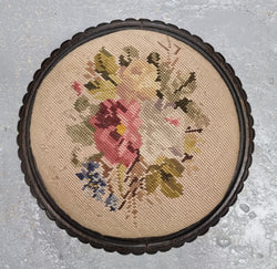 Lovely Edwardian Tapestry Foot Stool | Antique & Vintage | Moonee Ponds Antiques | Australia Wide Delivery