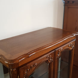 French Louis XV Style Oak Vitrine
