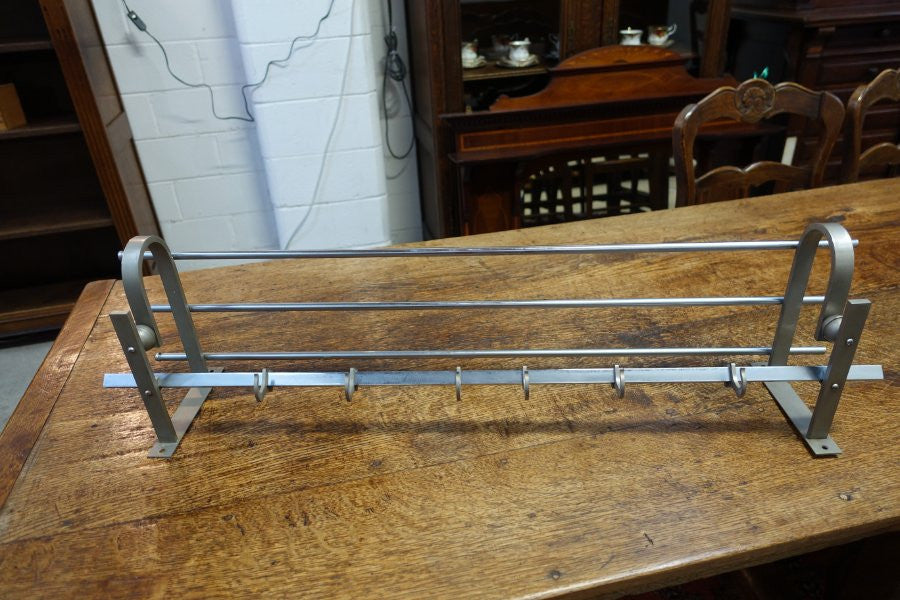 Chrome Art Deco Coat Rack | Antique & Vintage | Moonee Ponds Antiques | Australia Wide Delivery