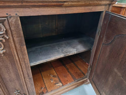 Late 18th Century French Oak Carved Two Door Sideboard | Antique & Vintage | Moonee Ponds Antiques | Australia Wide Delivery