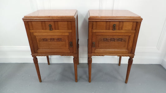 Fabulous Pair of French Bedside Cabinets