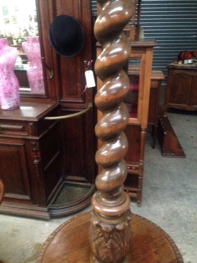 French Oak Standard Lamp