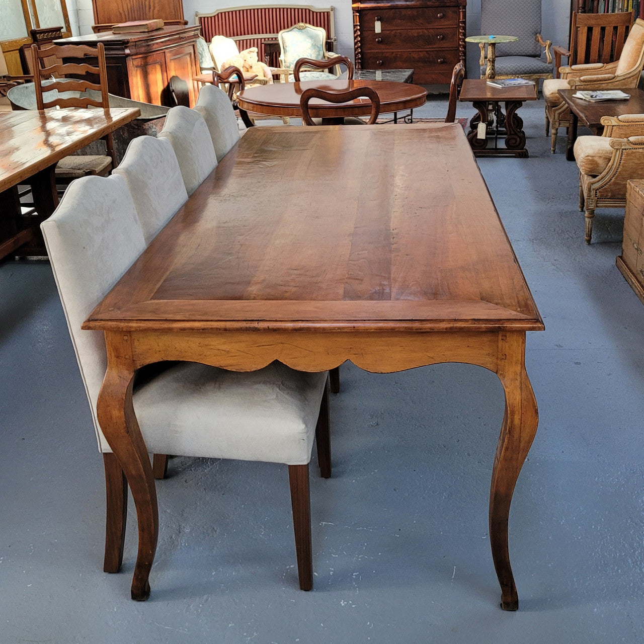 Beautiful Cherry Wood Dining Table | Antique & Vintage | Moonee Ponds Antiques | Australia Wide Delivery