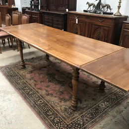 Beautiful French Oak Extension Dining Table