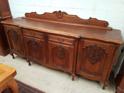 French Louis XV Style Oak Sideboard | Antique & Vintage | Moonee Ponds Antiques | Australia Wide Delivery