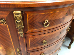 Superb half round French Side Cabinet | Antique & Vintage | Moonee Ponds Antiques | Australia Wide Delivery