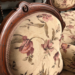 Matching Late Victorian Walnut Suite