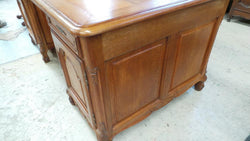 French Oak Partners Desk-1 | Antique & Vintage | Moonee Ponds Antiques | Australia Wide Delivery