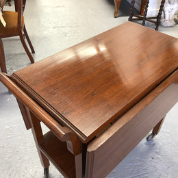 Drinks Trolley That Opens To A Table