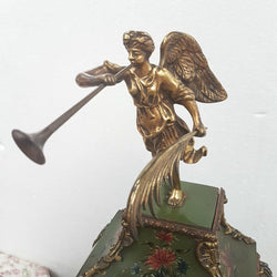 Rare Original 19th Century Bronze Hand Painted And Lacquered Mantel Clock | Antique & Vintage | Moonee Ponds Antiques | Australia Wide Delivery
