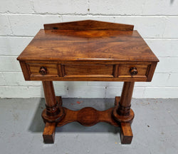 William IV Style Mahogany Console Table or Desk | Antique & Vintage | Moonee Ponds Antiques | Australia Wide Delivery