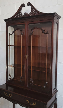 Stunning Mahogany Georgian Style Sheraton Display Cabinet | Antique & Vintage | Moonee Ponds Antiques | Australia Wide Delivery