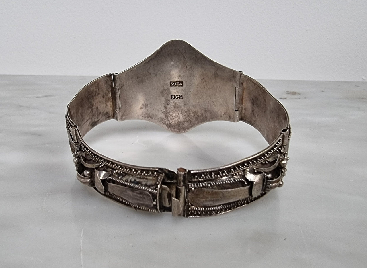 Antique Chinese Foo Dog Silver Bracelete | Antique & Vintage | Moonee Ponds Antiques | Australia Wide Delivery