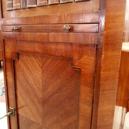 French Louis XV Style Side Cabinet WIth Marble Top