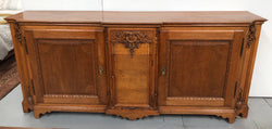 19th Century French Oak Two Drawer Buffet With Beautiful Carvings | Antique & Vintage | Moonee Ponds Antiques | Australia Wide Delivery