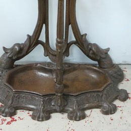 Decorative Antique Cast Iron Coat And Umbrella Stand