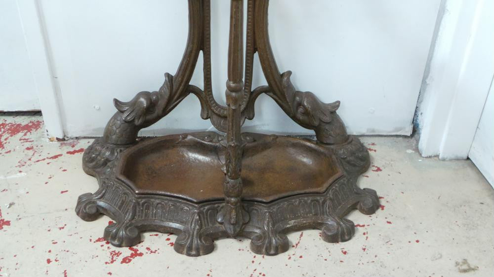 Decorative Antique Cast Iron Coat And Umbrella Stand