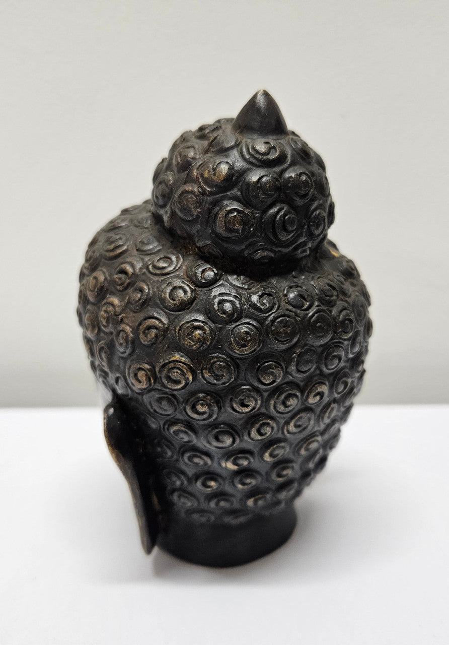 Antique Bronze Buddha Head