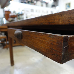 Large Elm Farmhouse Table