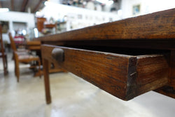 Large Elm Farmhouse Table | Antique & Vintage | Moonee Ponds Antiques | Australia Wide Delivery