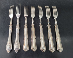 Mixed Set of Cutlery with (800) Continental Silver Handles | Antique & Vintage | Moonee Ponds Antiques | Australia Wide Delivery