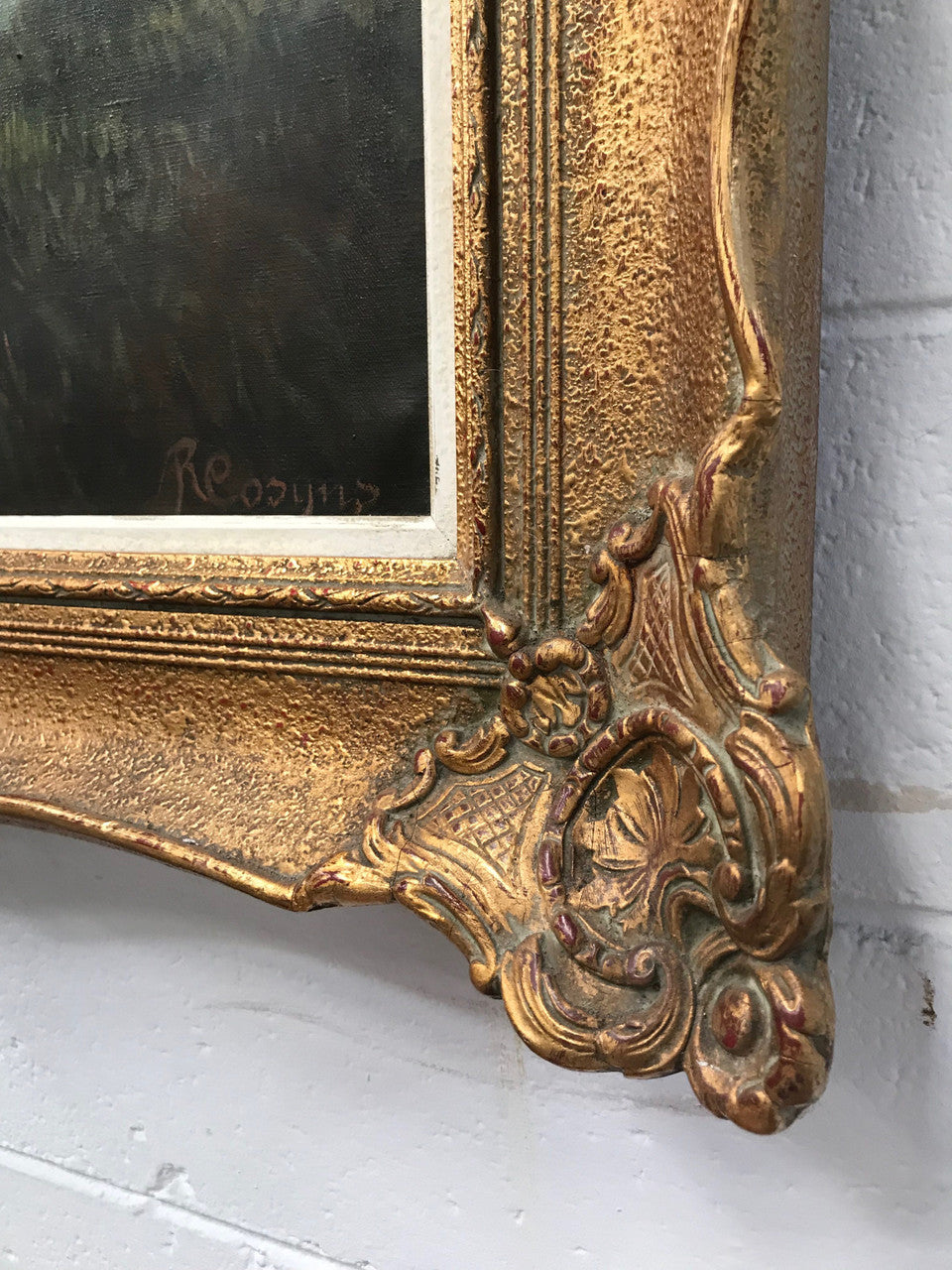 Beautiful Large French Oil Painting | Antique & Vintage | Moonee Ponds Antiques | Australia Wide Delivery