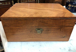 Vintage Mahogany Lockable Wooden Box | Antique & Vintage | Moonee Ponds Antiques | Australia Wide Delivery