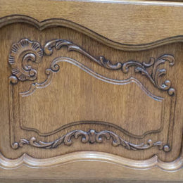French Oak Entertainment Cabinet