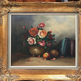 Stunning Floral oil on canvas