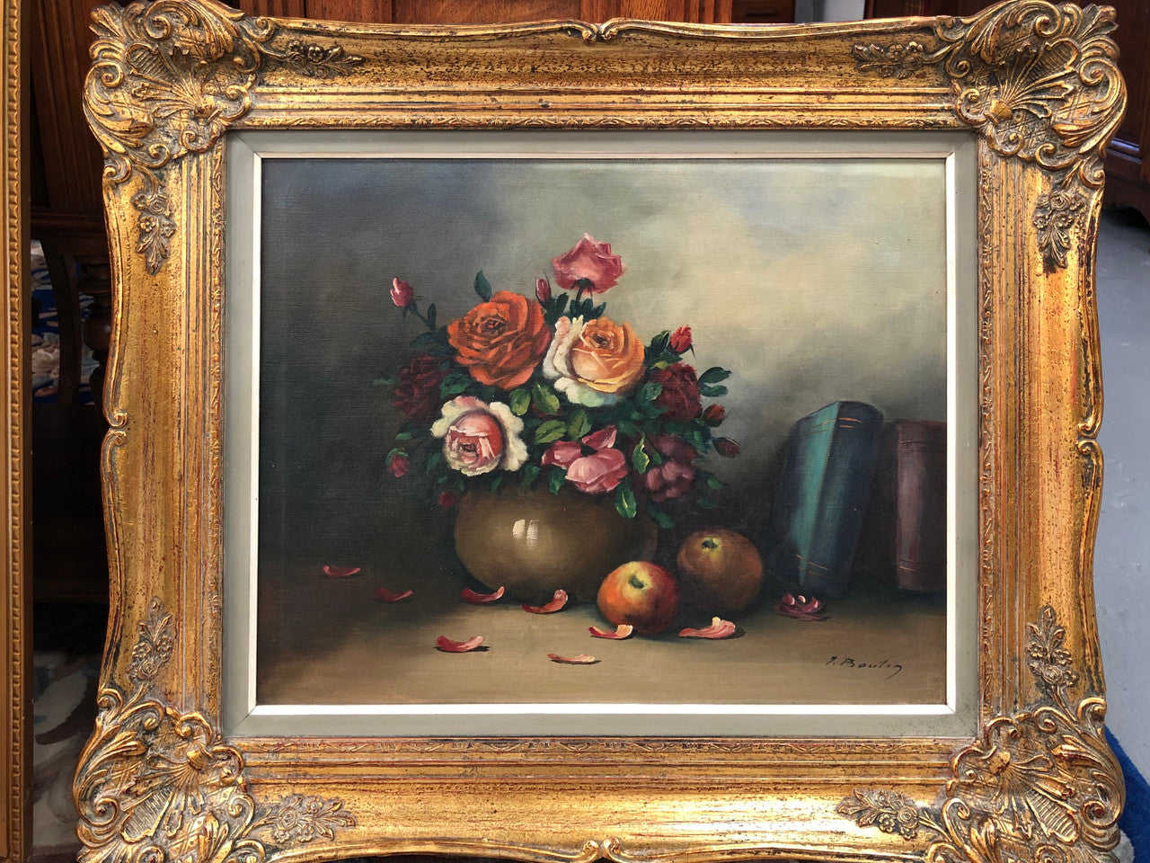 Stunning Floral oil on canvas | Antique & Vintage | Moonee Ponds Antiques | Australia Wide Delivery