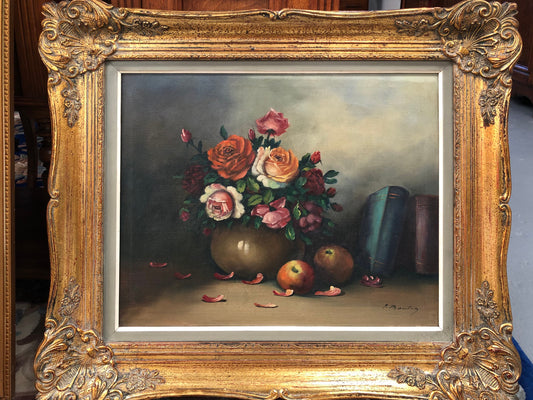 Stunning Floral oil on canvas