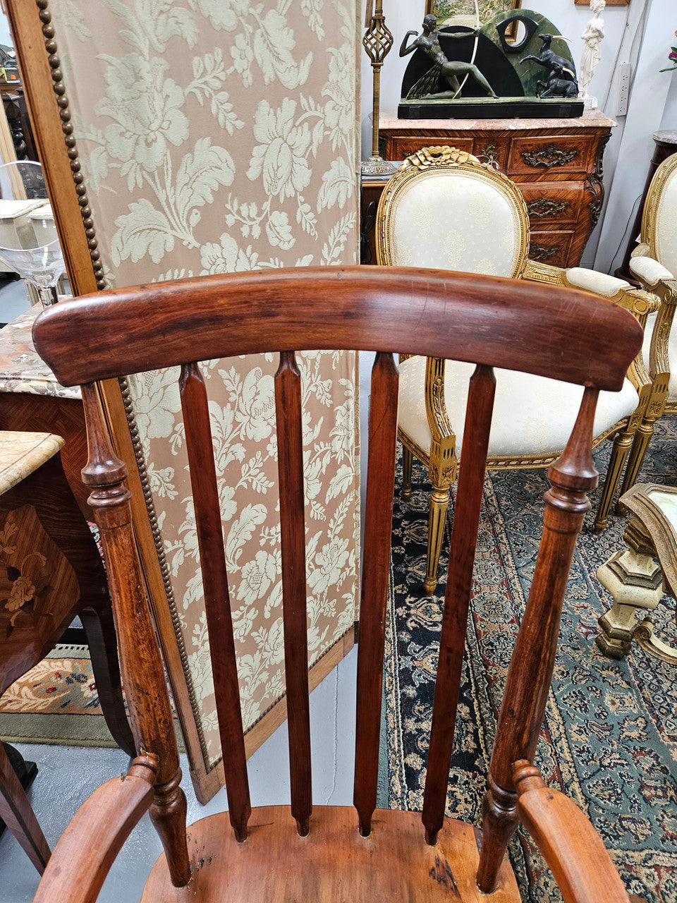 Australian Blackwood Colonial Smokers Chair | Antique & Vintage | Moonee Ponds Antiques | Australia Wide Delivery