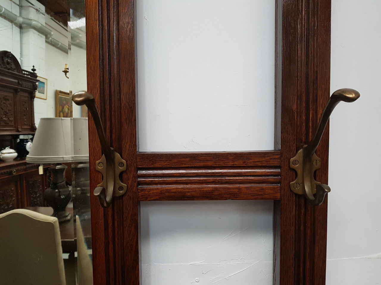 Beautiful English Edwardian Tiled Back Hall Stand | Antique & Vintage | Moonee Ponds Antiques | Australia Wide Delivery