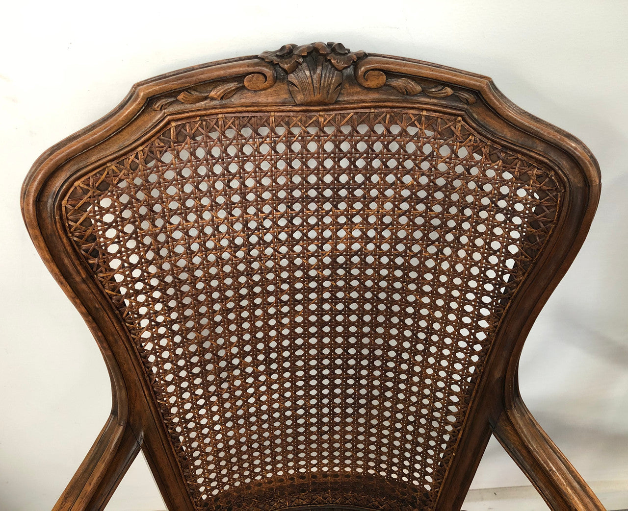 Beautiful Pair Of French Walnut Cane Chairs | Antique & Vintage | Moonee Ponds Antiques | Australia Wide Delivery