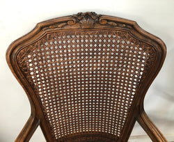 Beautiful Pair Of French Walnut Cane Chairs | Antique & Vintage | Moonee Ponds Antiques | Australia Wide Delivery