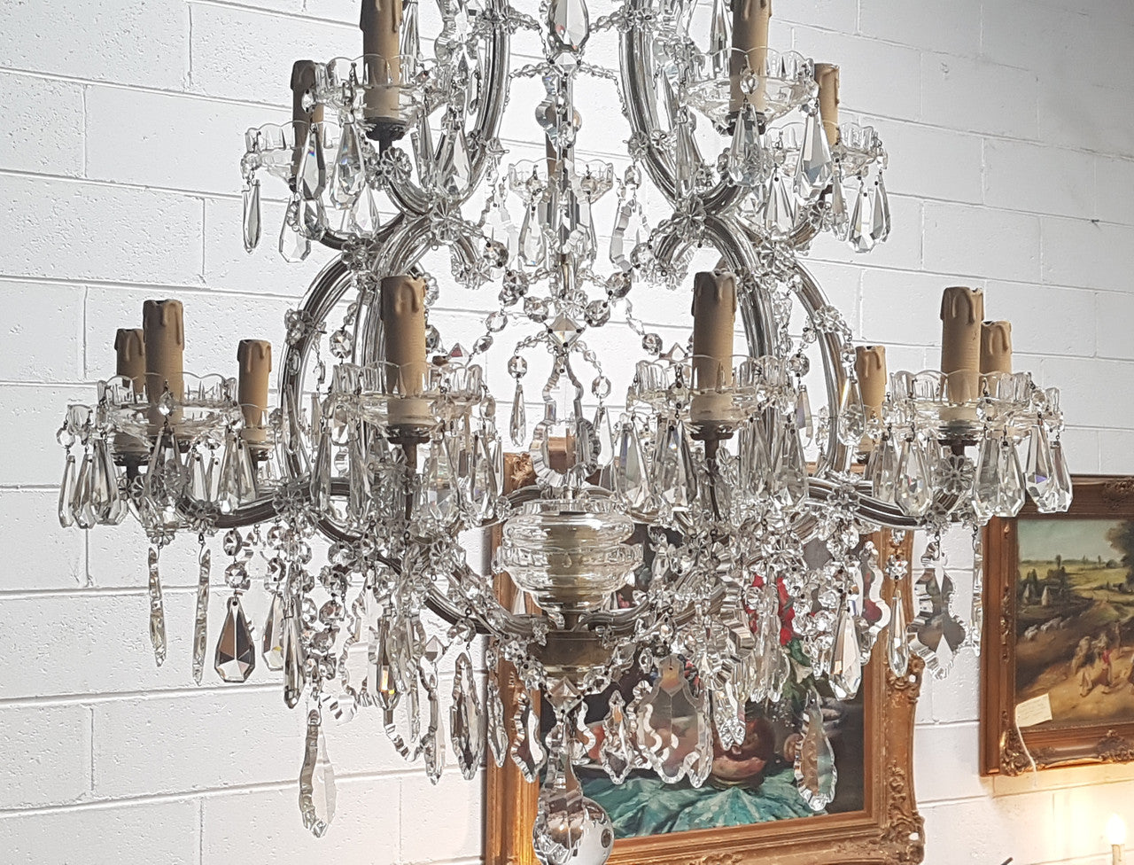 Fine French Parisian Chandelier | Antique & Vintage | Moonee Ponds Antiques | Australia Wide Delivery